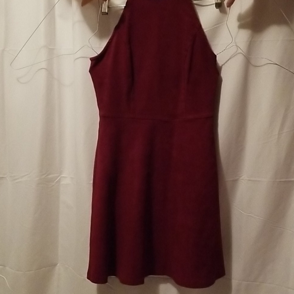 Altard State Suede Halter Dress